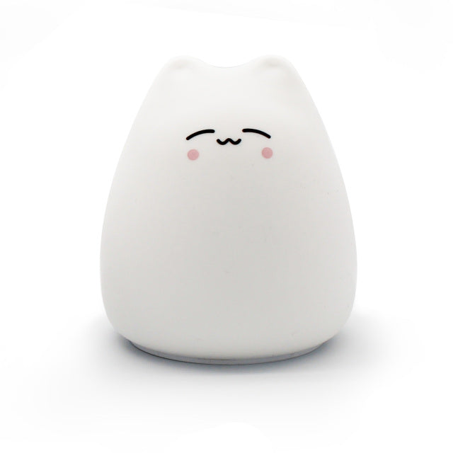 Silicone LED Lamp - Cartoon Cat