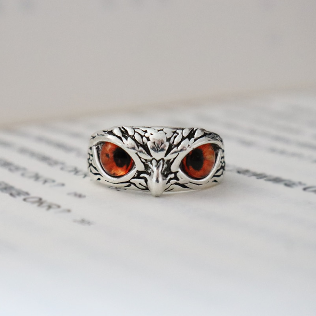 Fashion Resizable Owl Ring