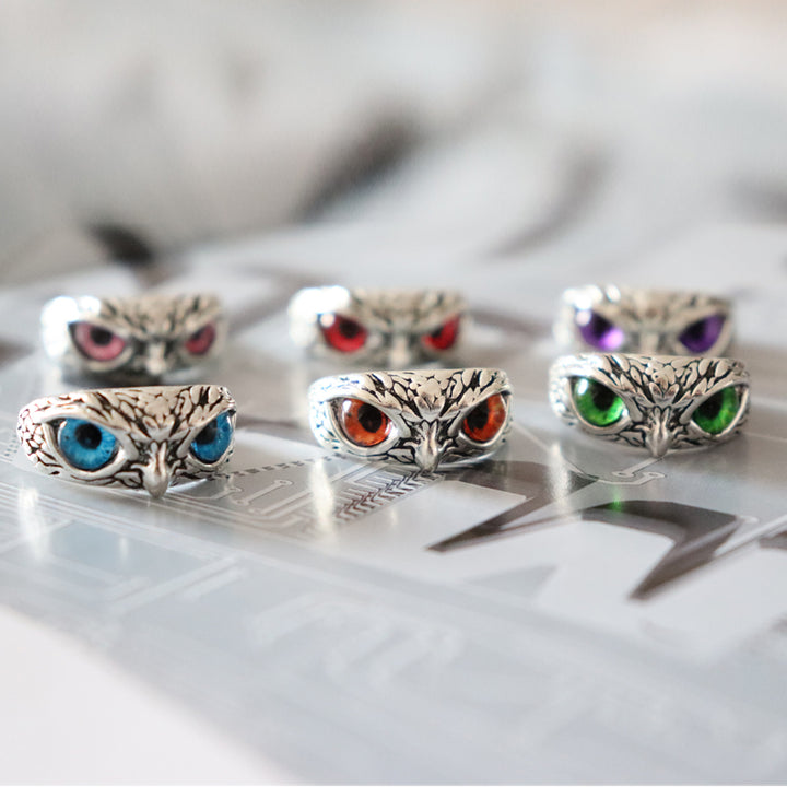 Fashion Resizable Owl Ring