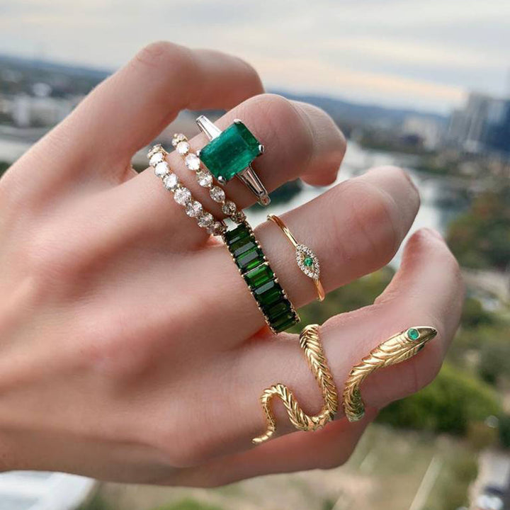 Vintage Ring Set - Snake Ring Set