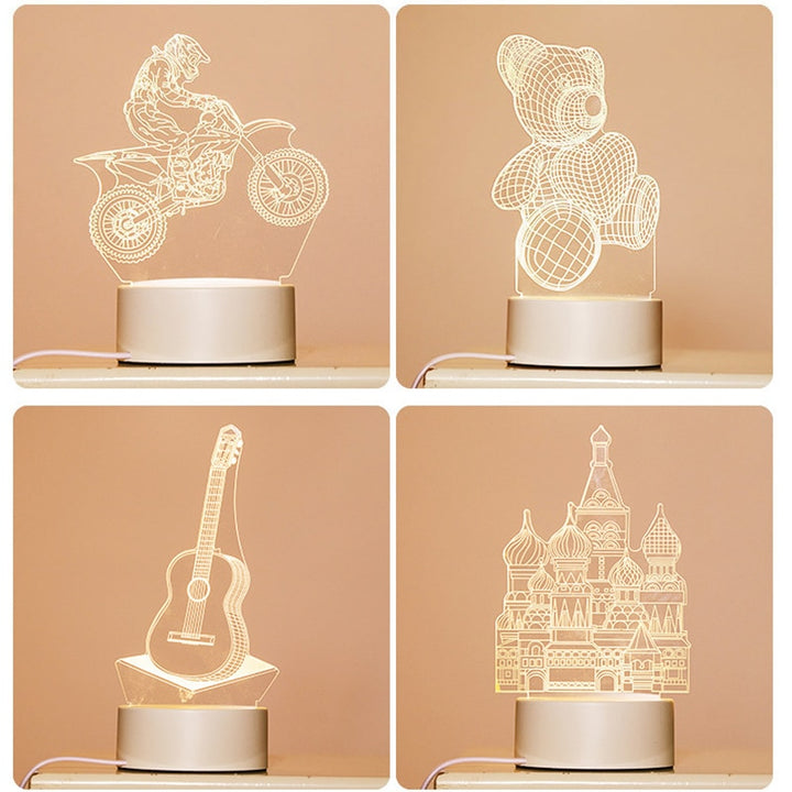 3D Lamp LED Light