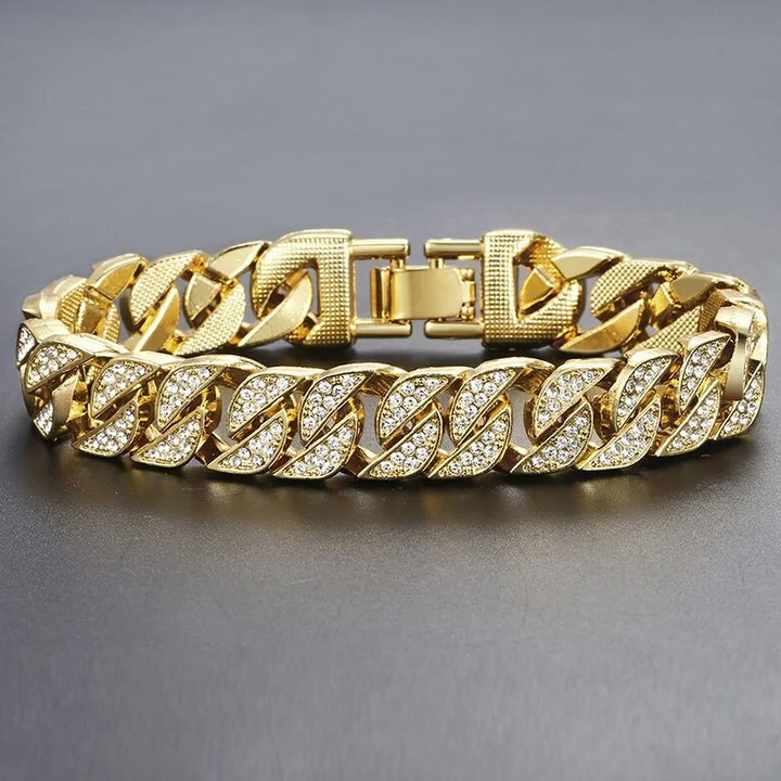 🌟Miami Curb Cuban Style Chain Bracelet: Unleash the Ultimate in Men's Fashion!🌟