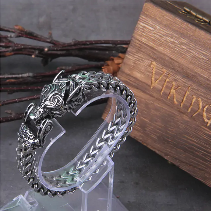 Men's Viking Dragon Bracelet