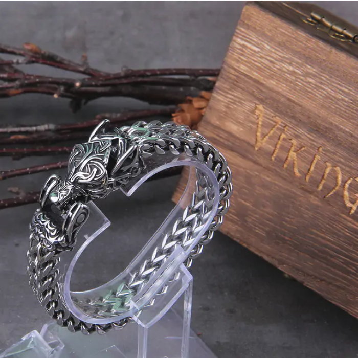 Men's Viking Dragon Bracelet