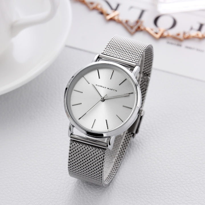 Steel Mesh Japanese Quartz Movement Watch